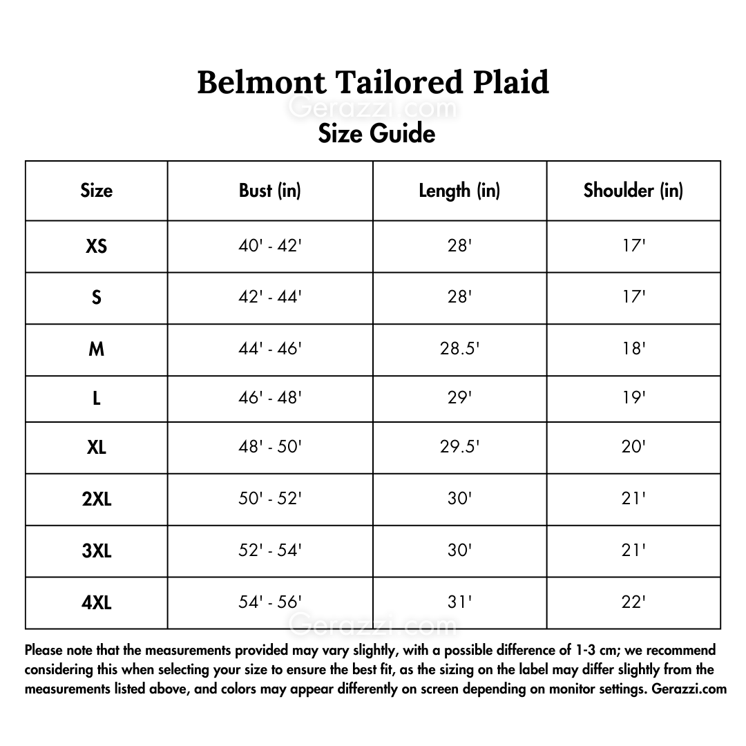 Belmont Tailored Plaid