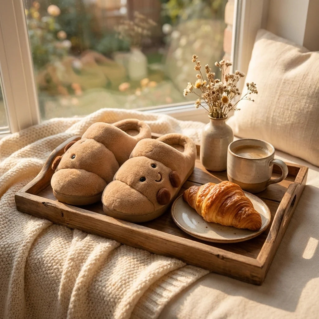 Croissant Slippers